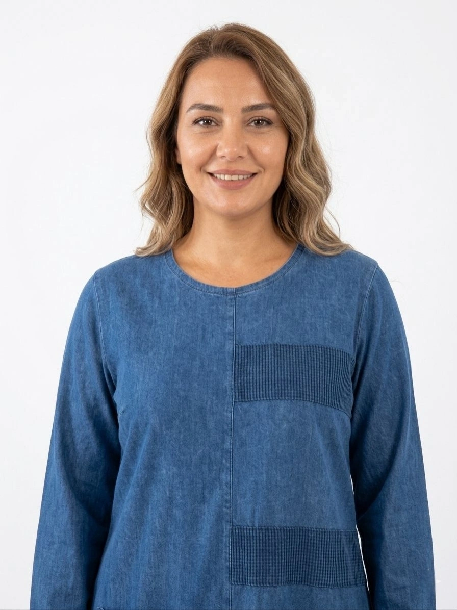 KHAOS ELBİSE 216 - İNDİGO