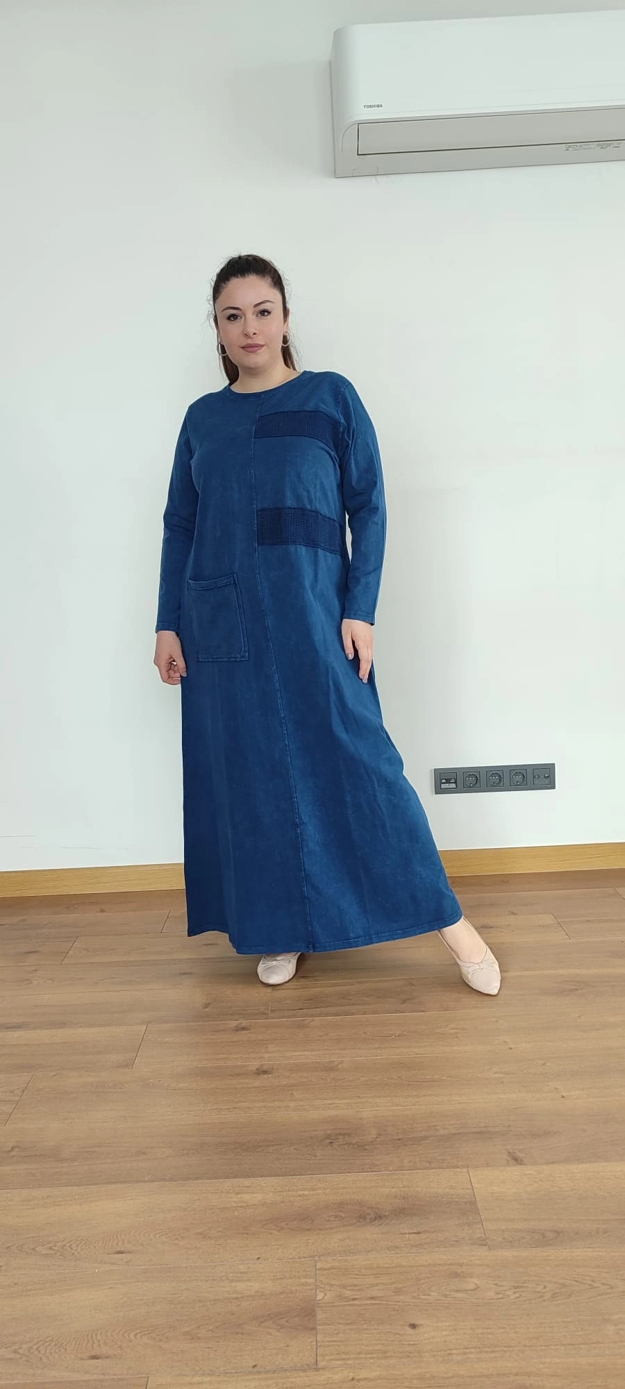 KHAOS ELBİSE 216 - İNDİGO