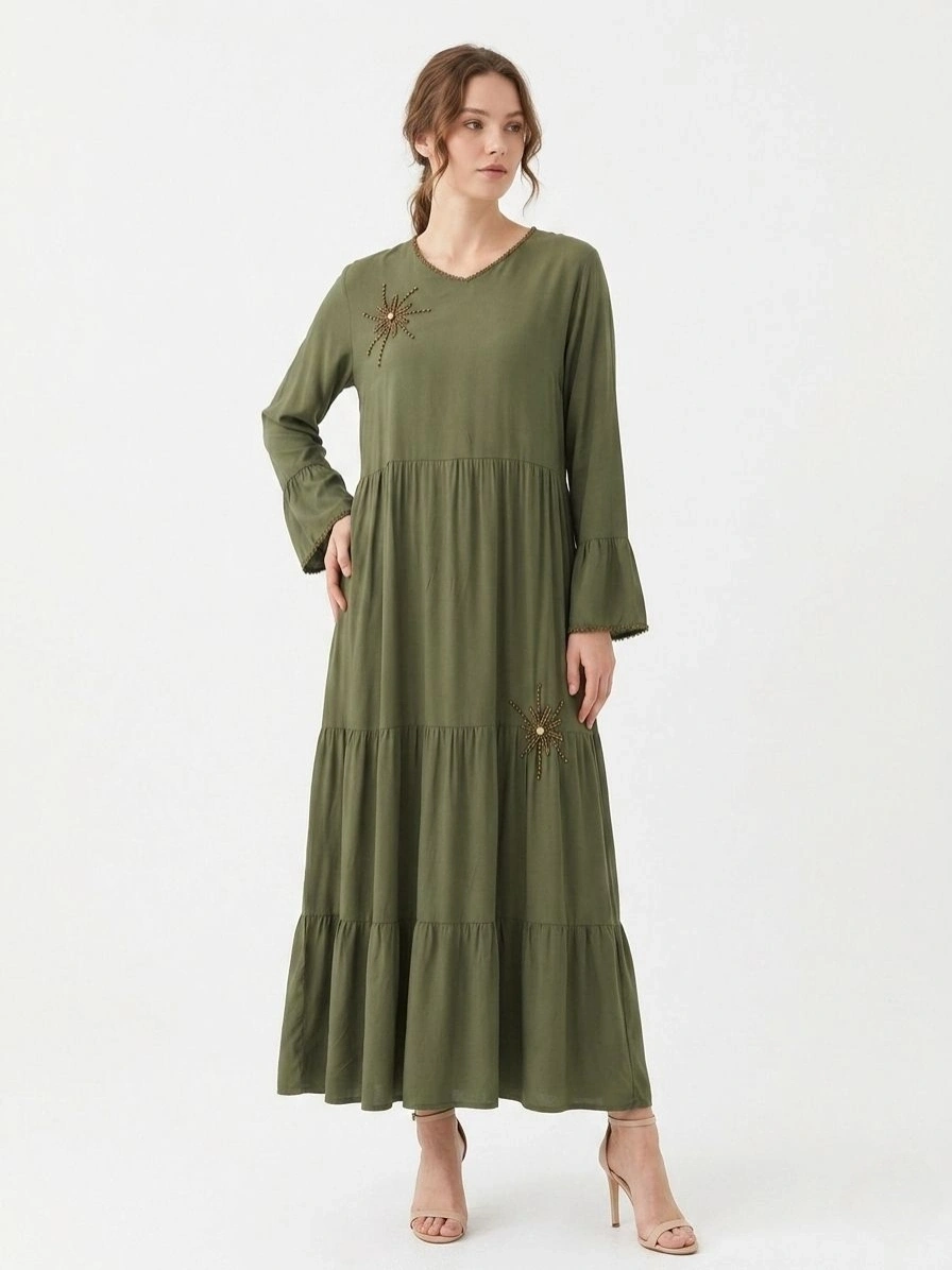 KHAOS PENYE ELBİSE 101 - YEŞİL