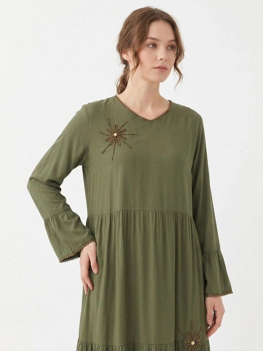 KHAOS PENYE ELBİSE 101 - YEŞİL