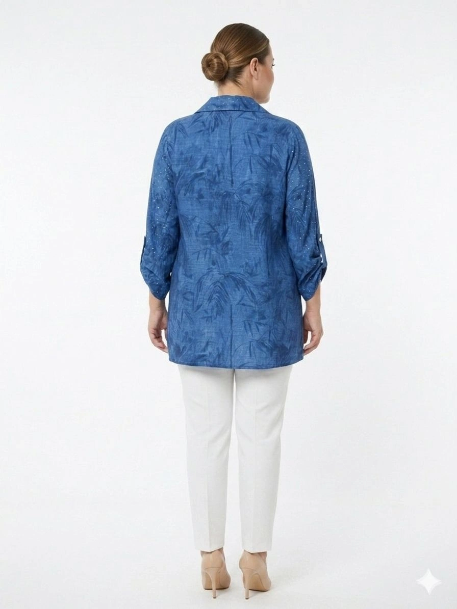 FLAŞ TAŞLI KAP 1157 - İNDİGO