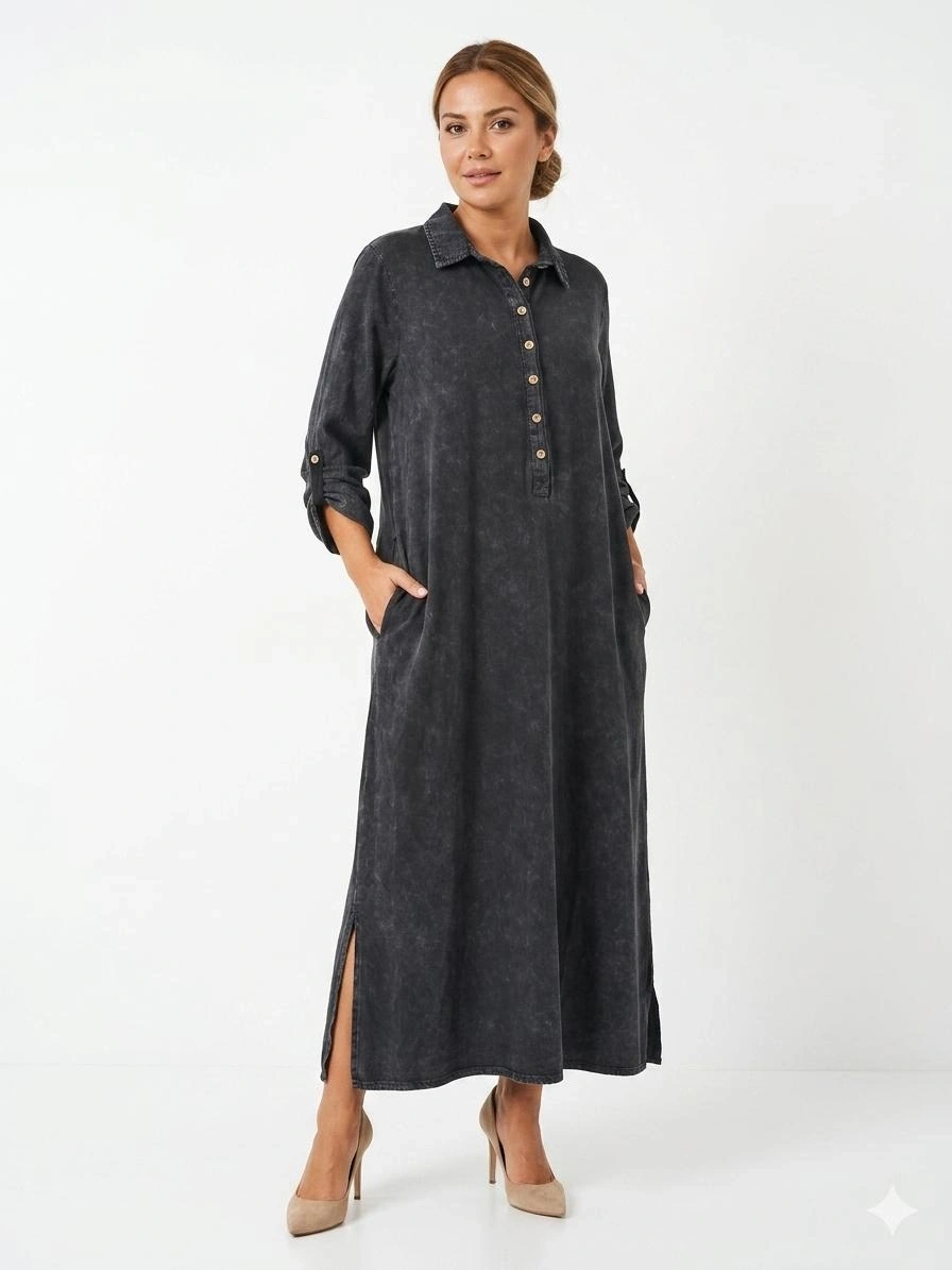 KHAOS ELBİSE 217 - SİYAH