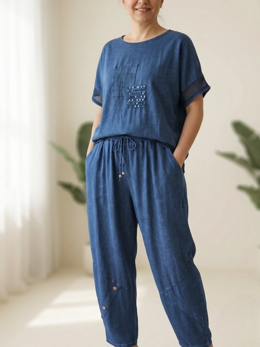 KHAOS PANTOLON 218 - İNDİGO