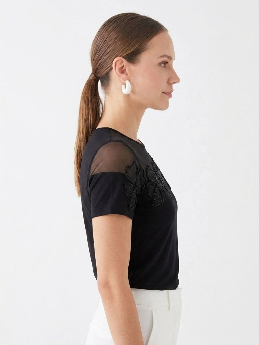 VEDİ TSHIRT 7027 - SİYAH