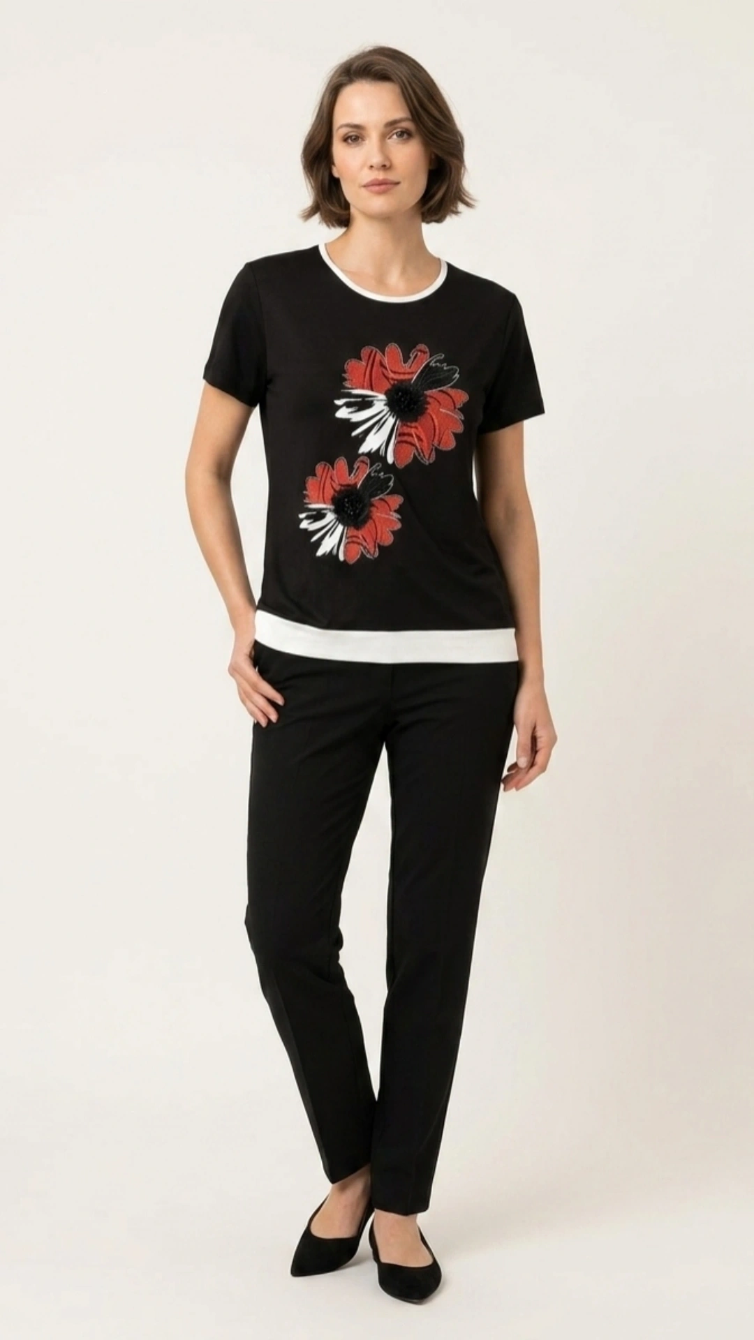 ANGORA BLUZ 25695 - SİYAH