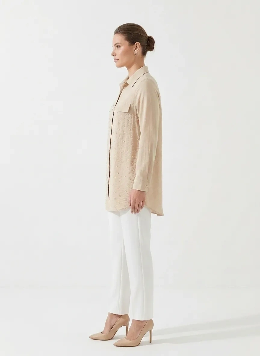 FUATGÜRSEN TUNİK 5346 - BEJ