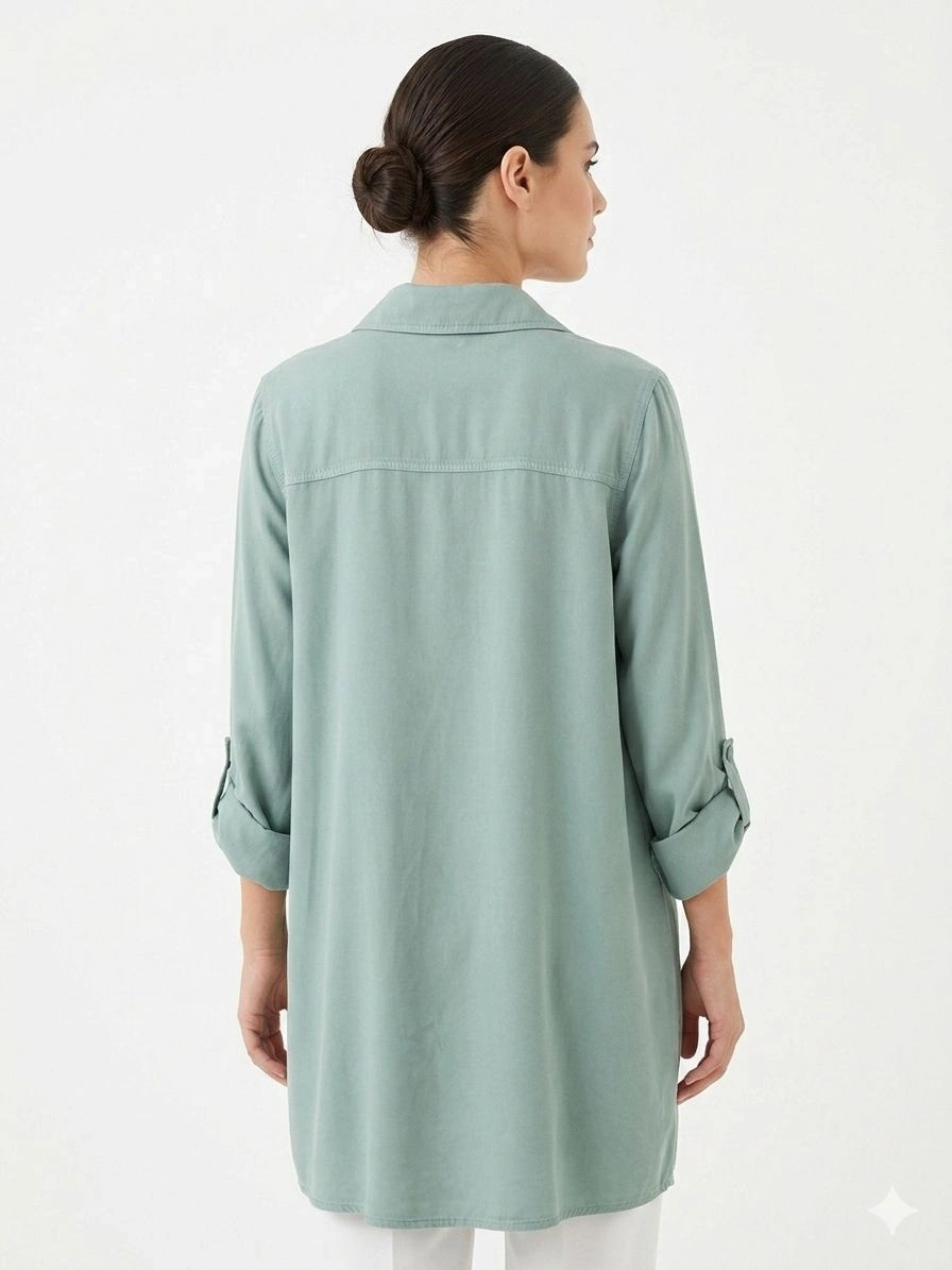 SEDNA TUNİK 7028 - MİNT YEŞİLİ