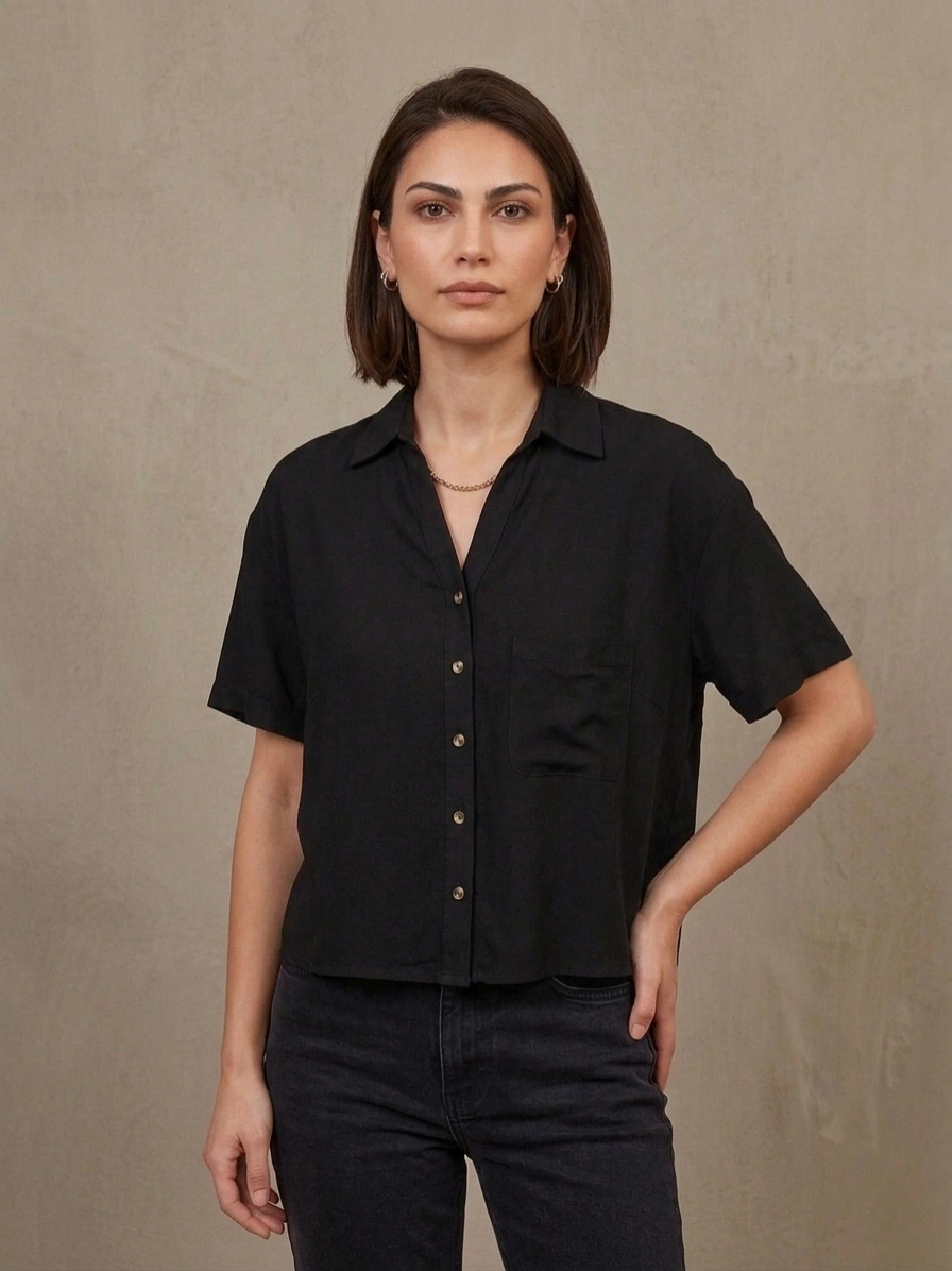 FASHION GÖMLEK 0022K - SİYAH