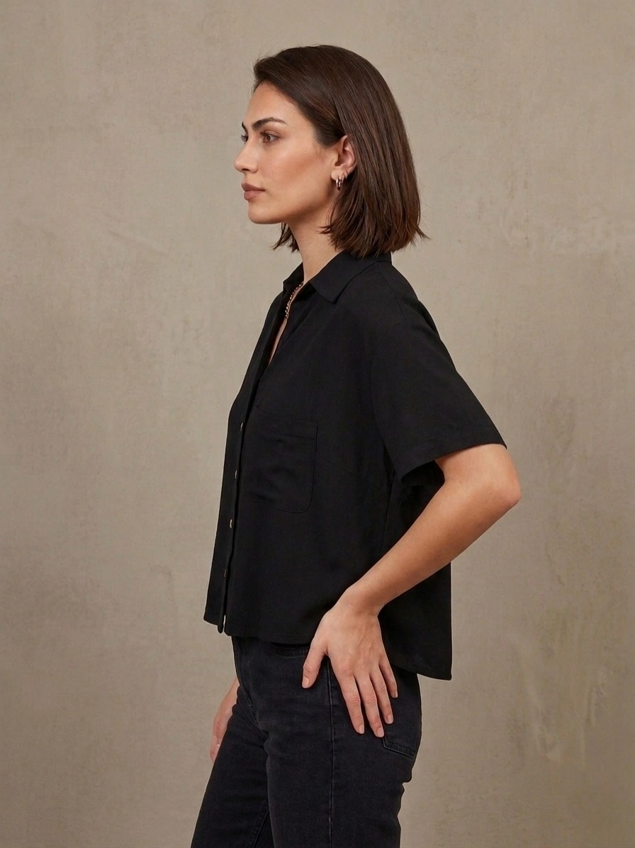 FASHION GÖMLEK 0022K - SİYAH
