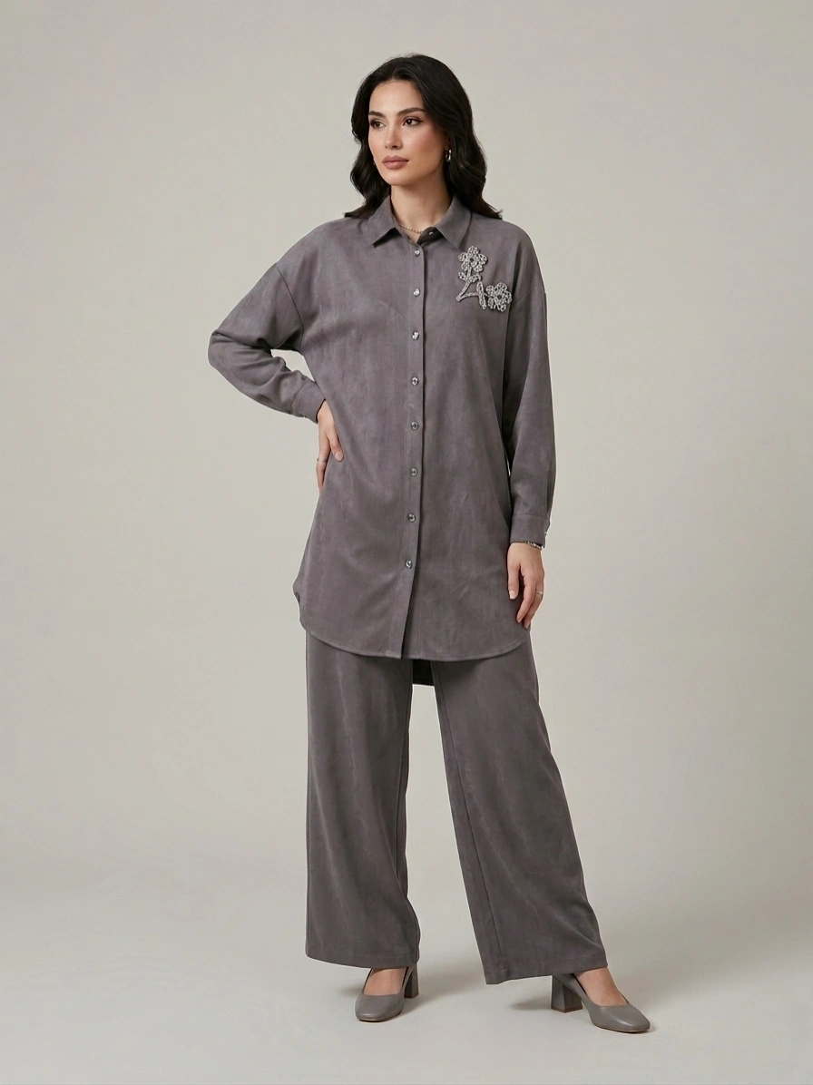 OTTO TUNİK PANTOLON TAKIM  3320 - ANTRASİT