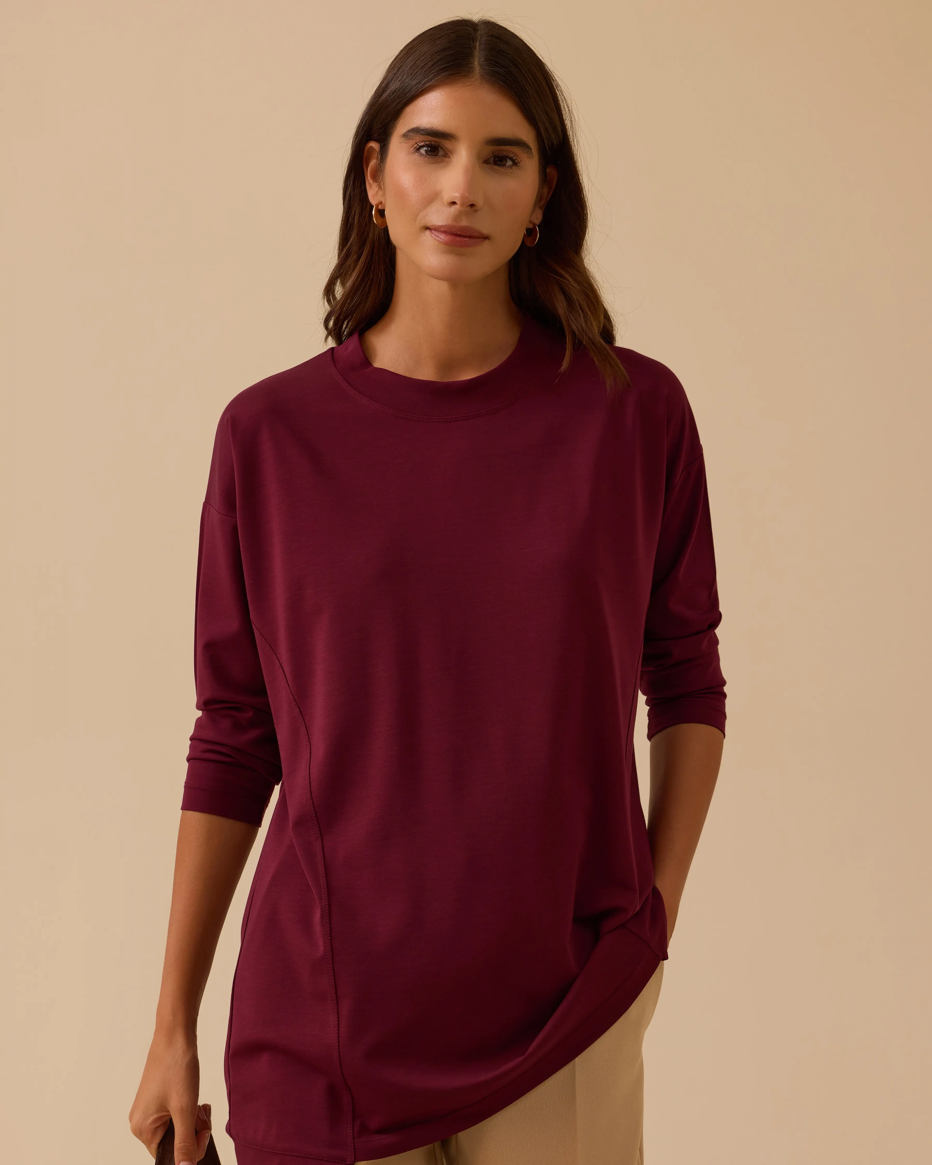 SCL TUNİK 21211025 - BORDO