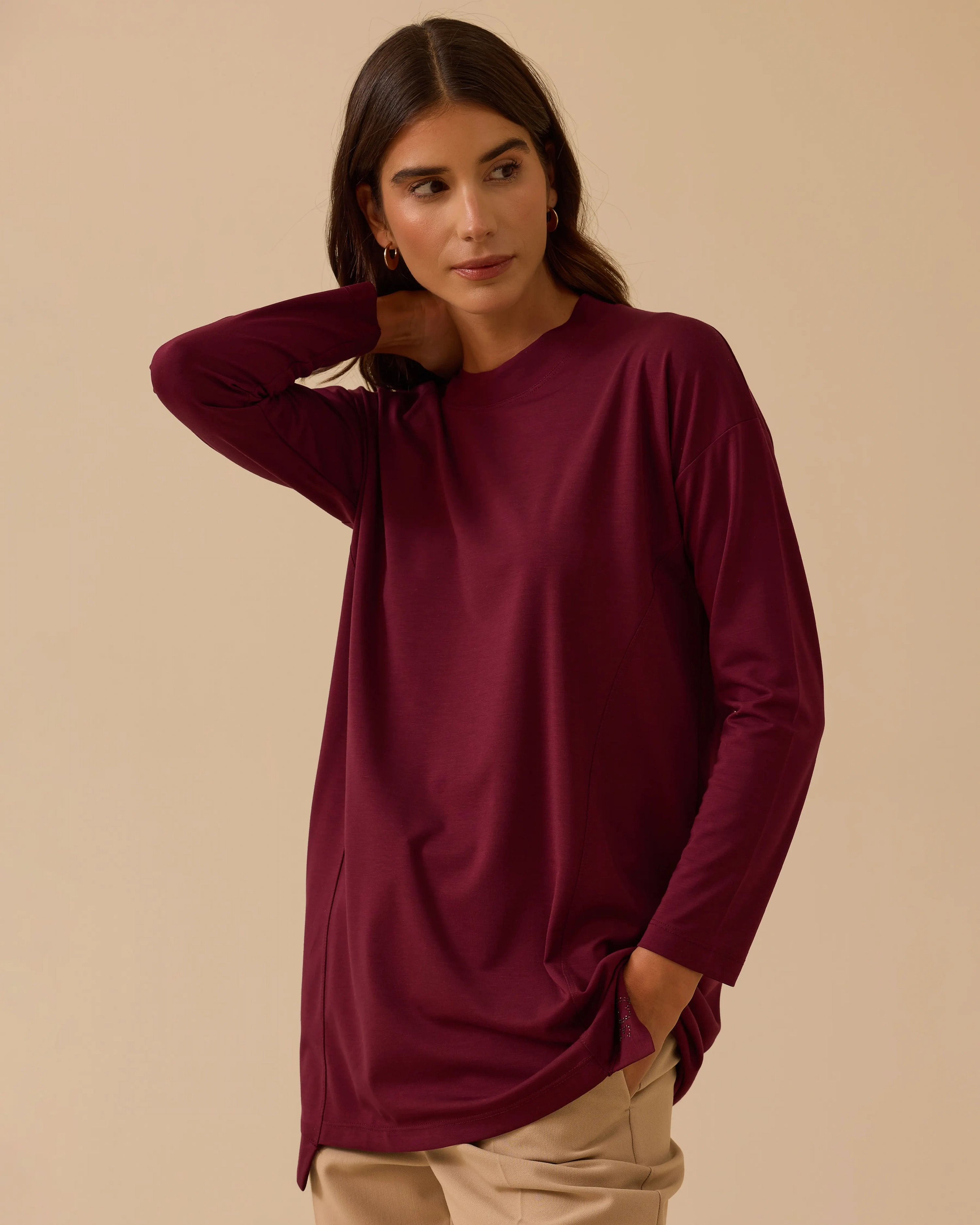 SCL TUNİK 21211025 - BORDO