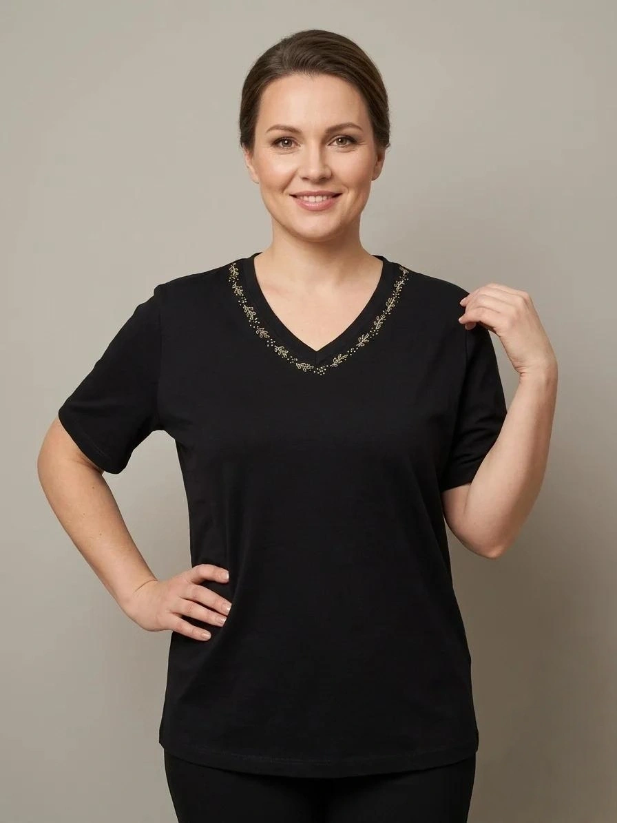 DESEN TSHIRT 26704 - SİYAH