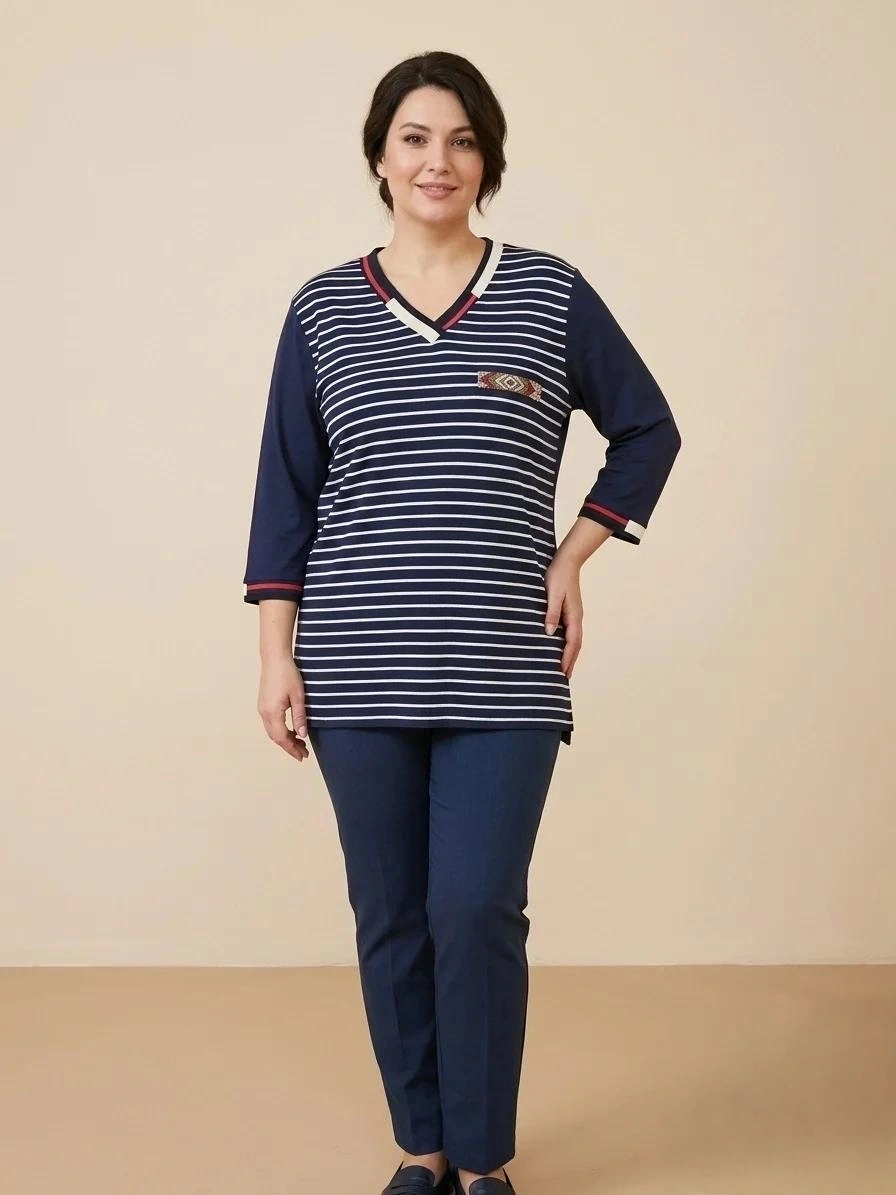 AYLİN BLUZ 538 - LACİVERT