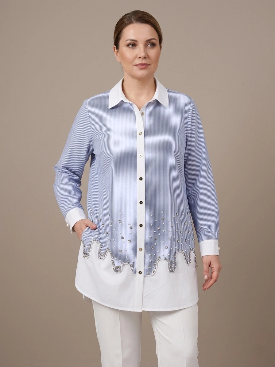 FUAT GÜRŞEN TUNİK 5304 - LACİVERT