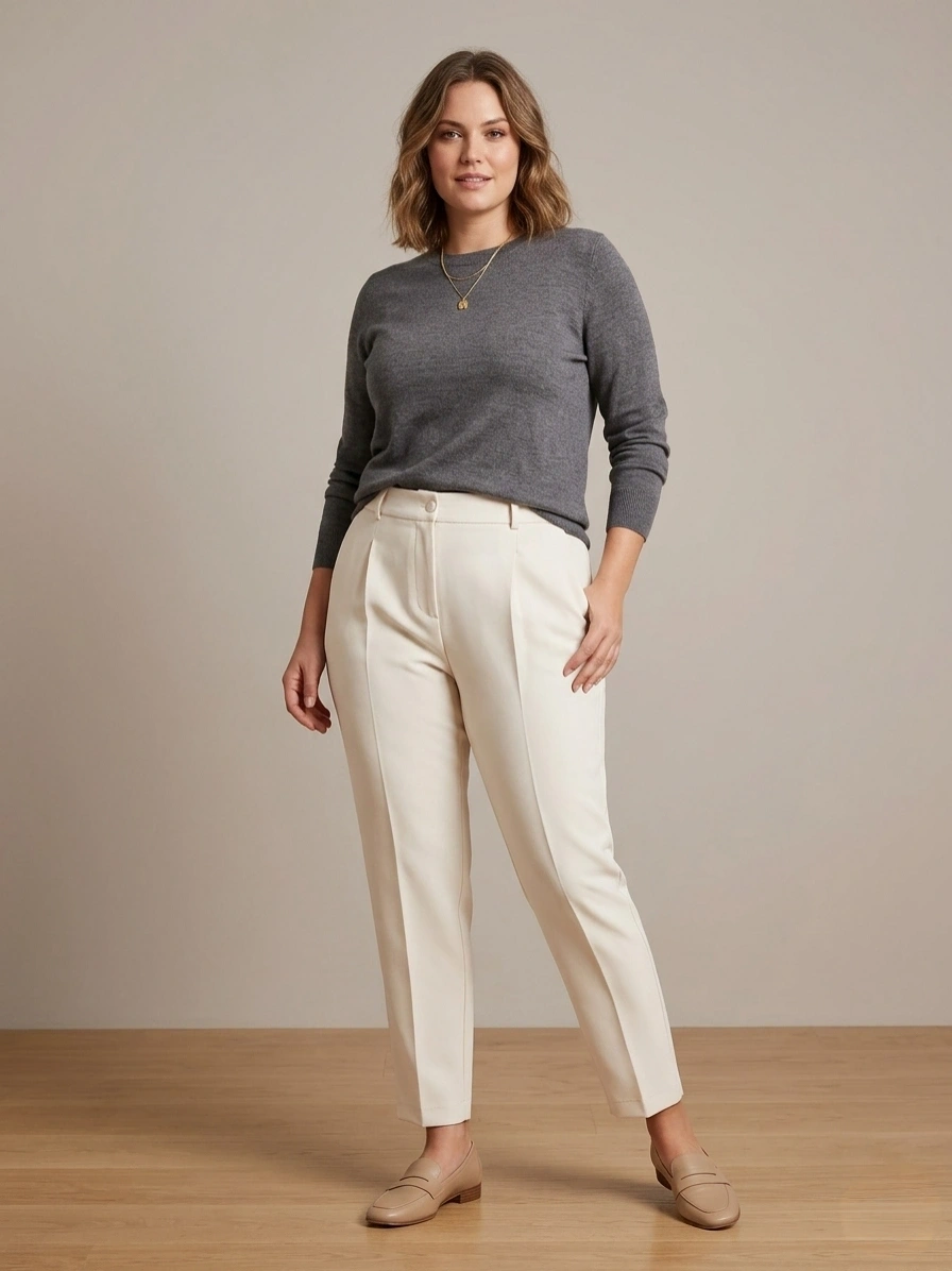 AKDENİZ PANTOLON 5008 - KREM