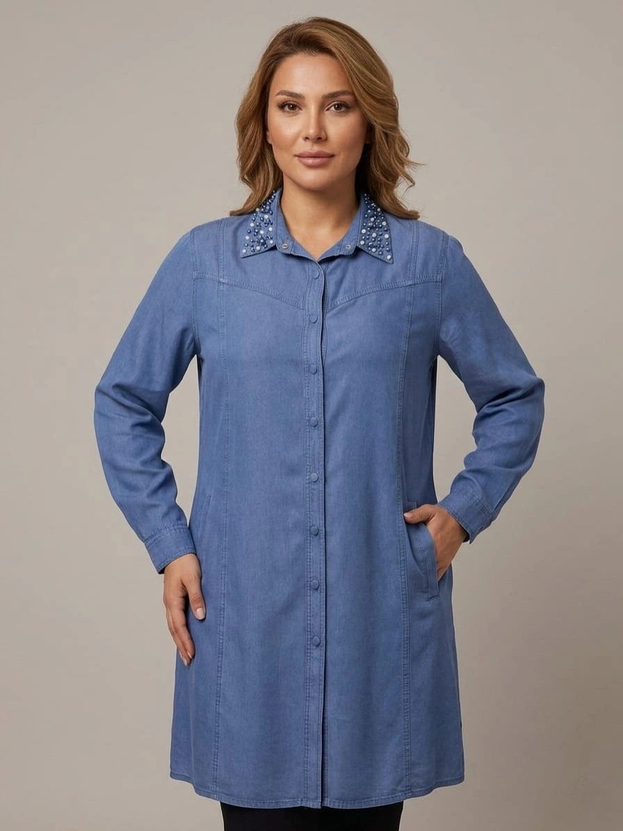 SEDNA TUNİK 7025 - LACİVERT
