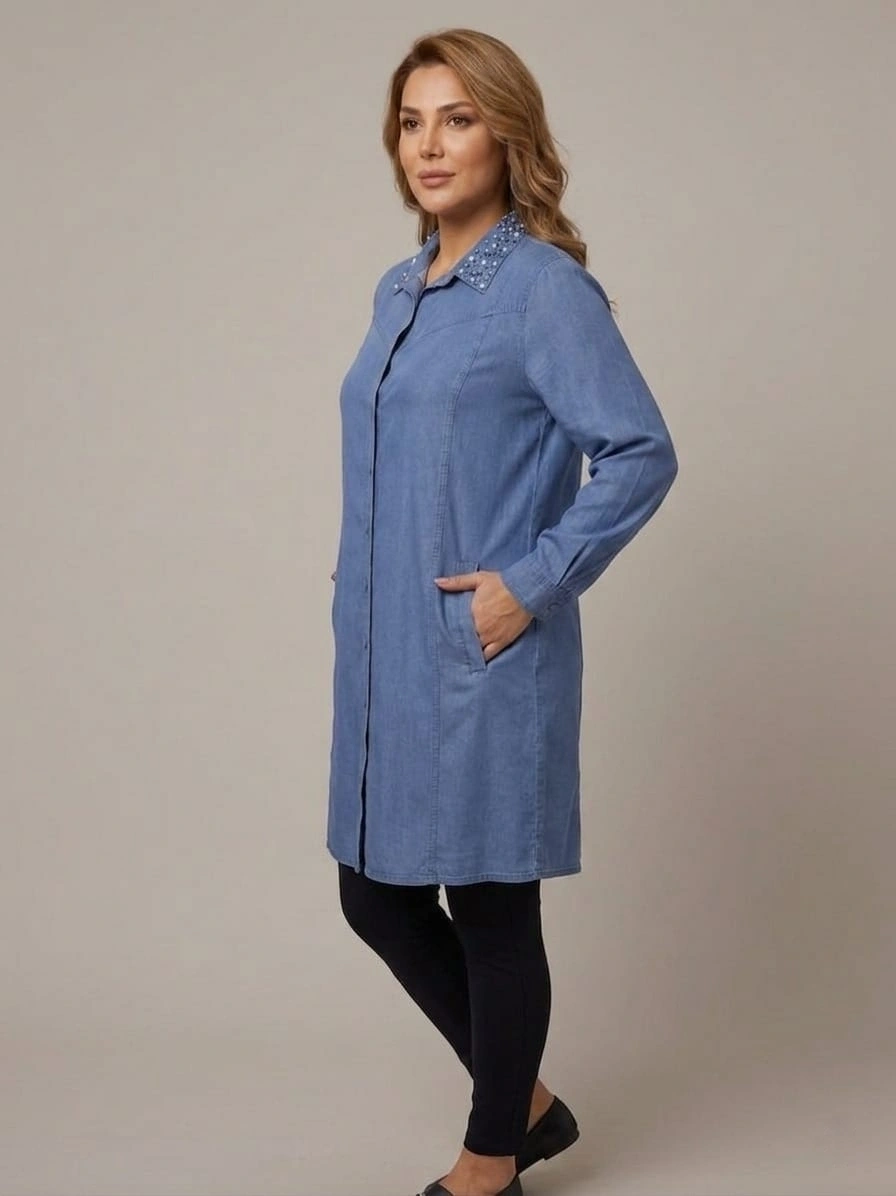 SEDNA TUNİK 7025 - LACİVERT