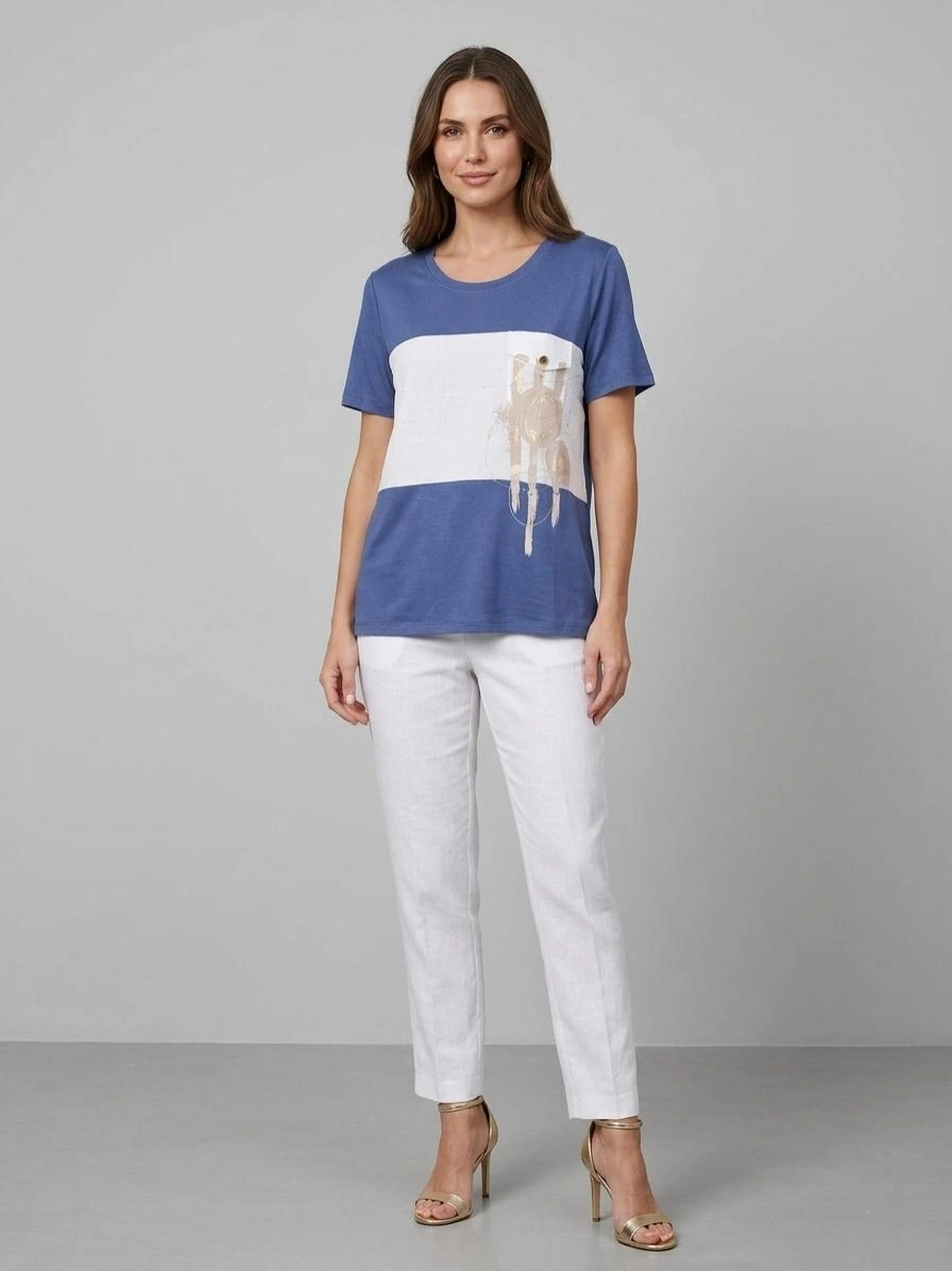 VEDİ TSHIRT 7093 - İNDİGO