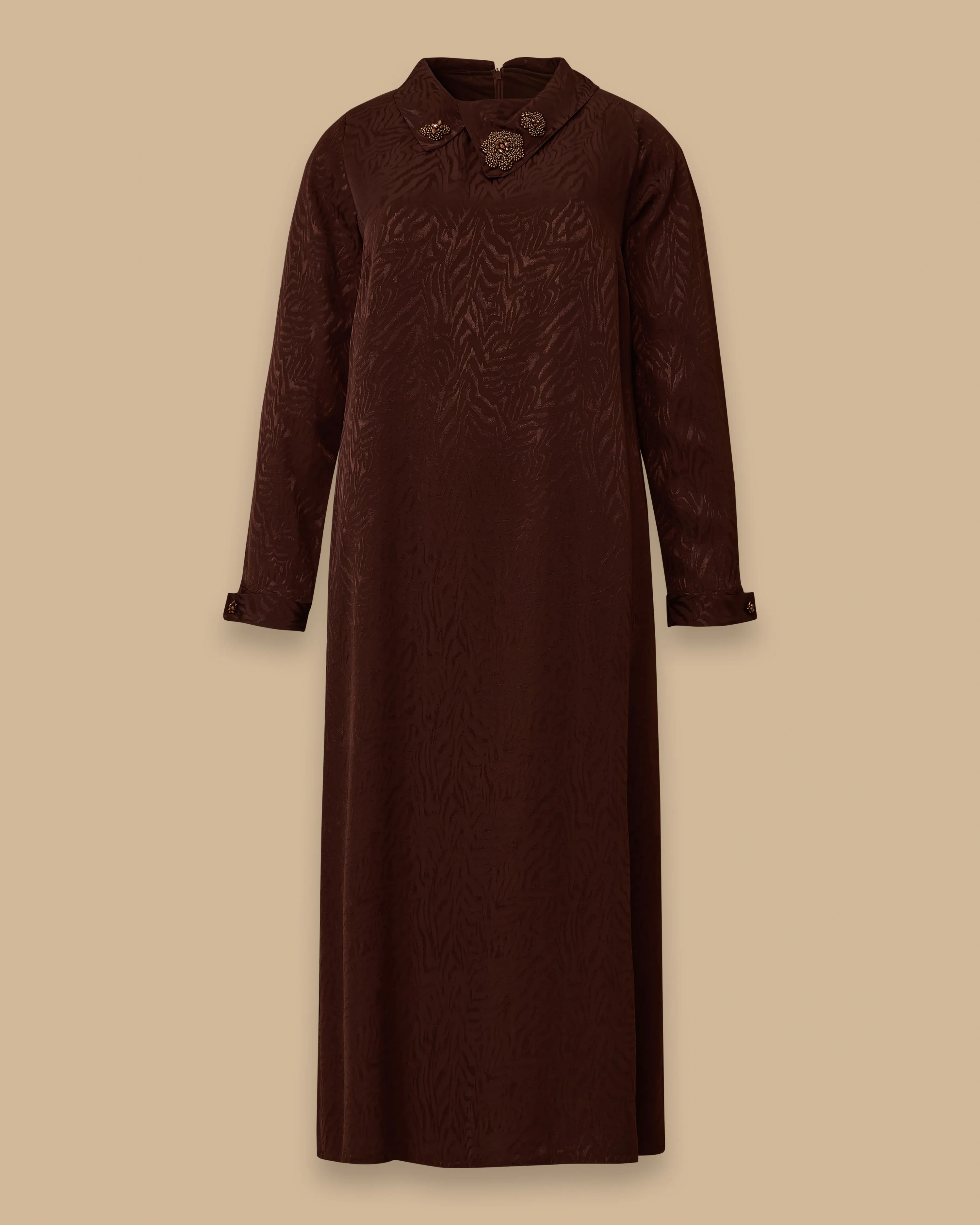 GALA-Xİ ELBİSE 1314026 - KAHVE
