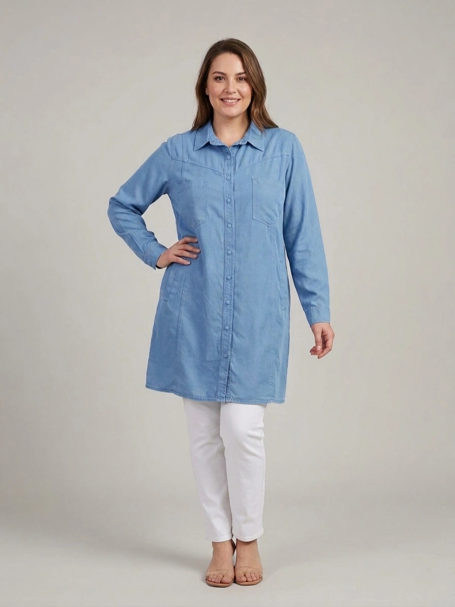 SEDNA TUNİK 7024 - MAVİ