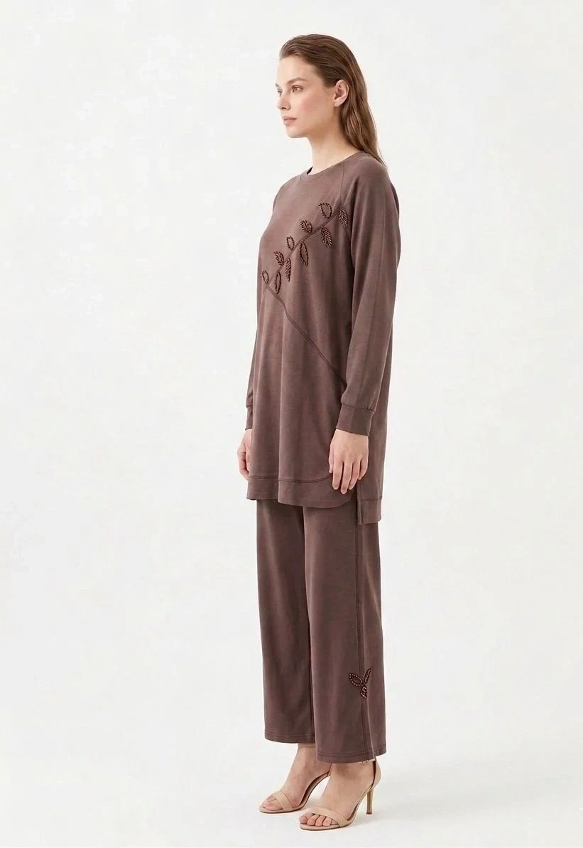 MEVA TUNİK TAKIM 3222K - KAHVE