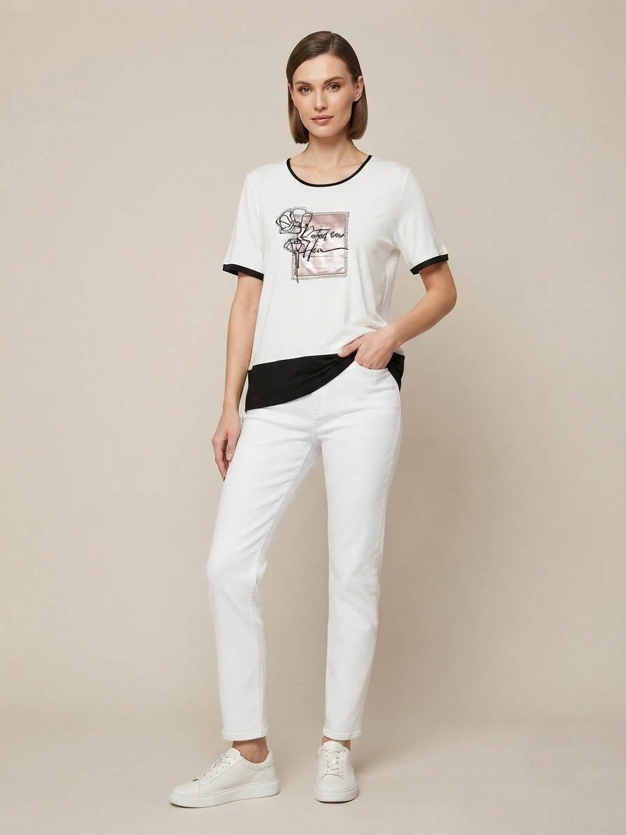 ANGORA BLUZ 25463 - EKRU