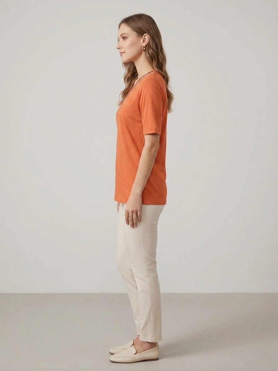 DESEN TSHIRT 26844 - ORANGE