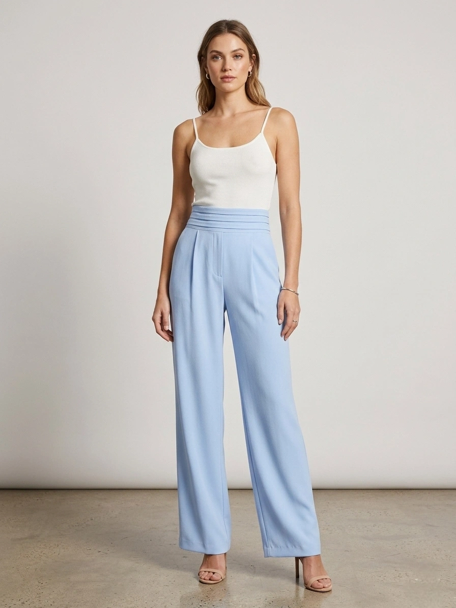 DOOP YELEK-PANTOLON TAKIM  8702 - MAVİ