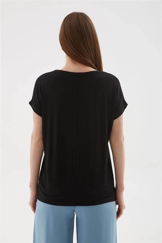 FASHION BLUZ 0074K - SİYAH