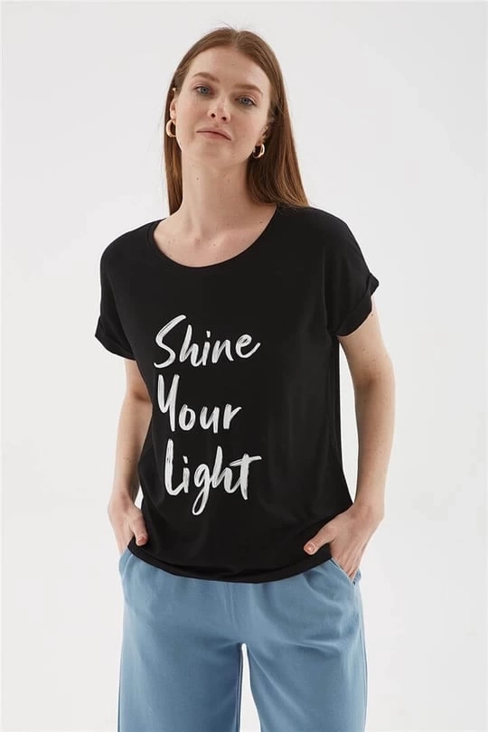 FASHION BLUZ 0074K - SİYAH