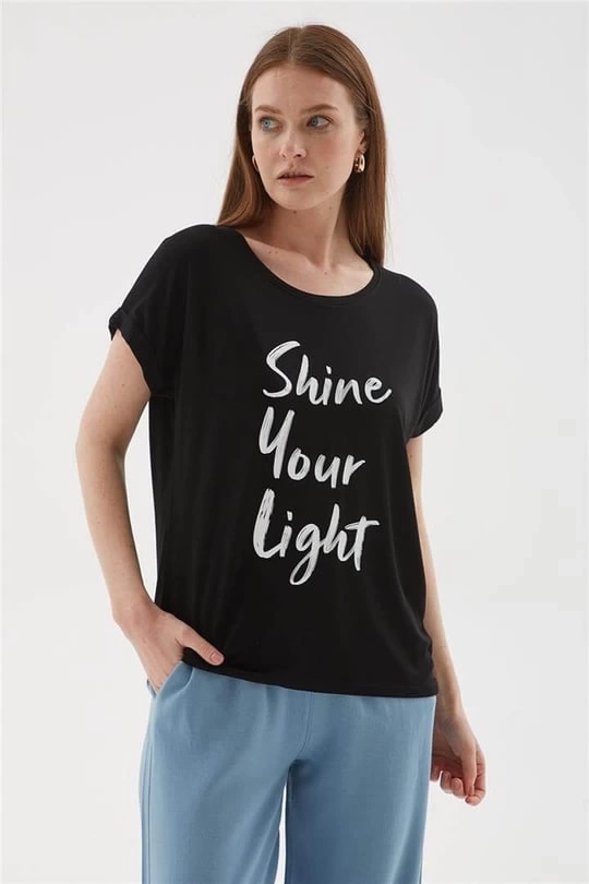 FASHION BLUZ 0074K - SİYAH