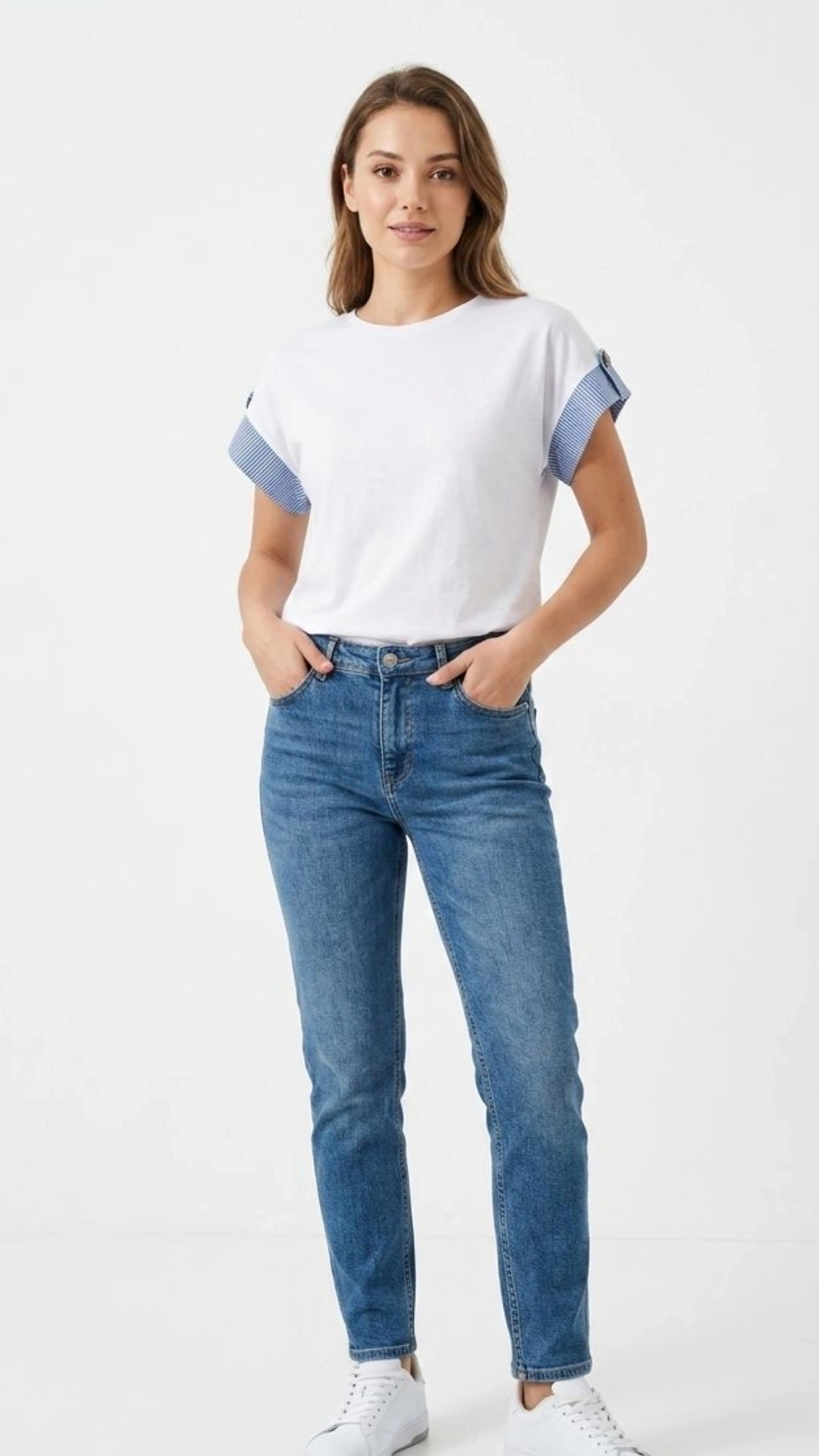 FASHION BLUZ 242K1 - BEYAZ