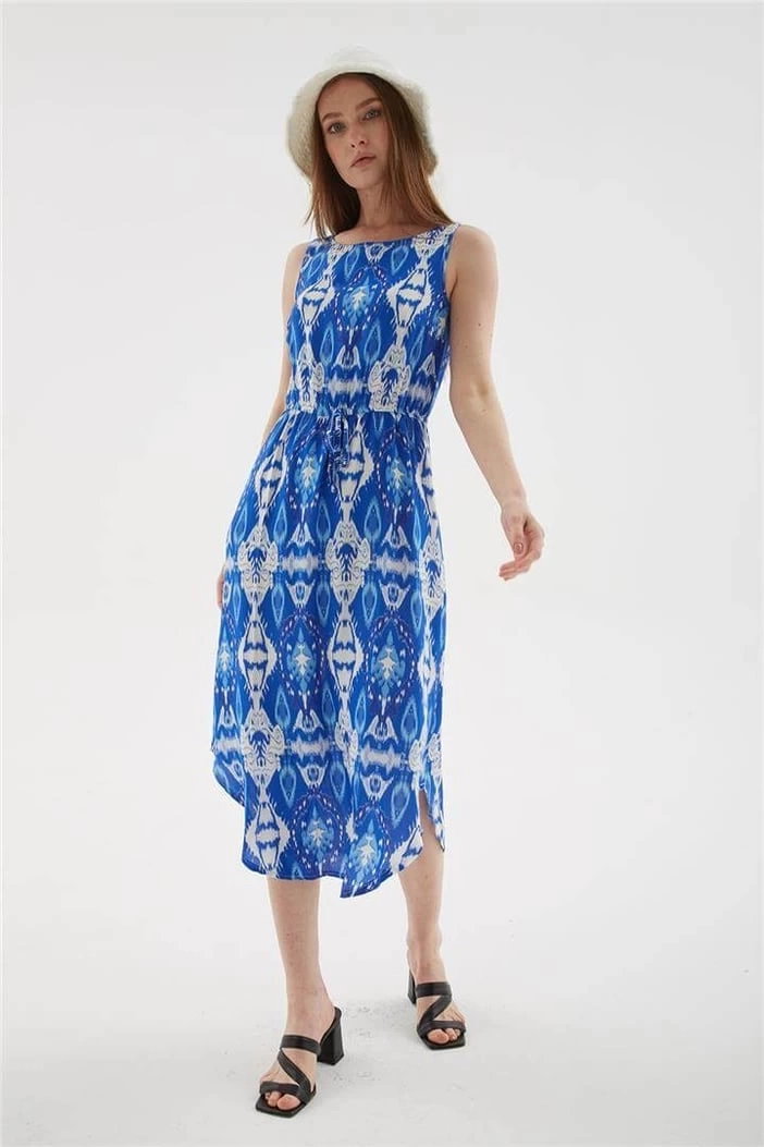 FASHION ELBİSE 154K - SAX