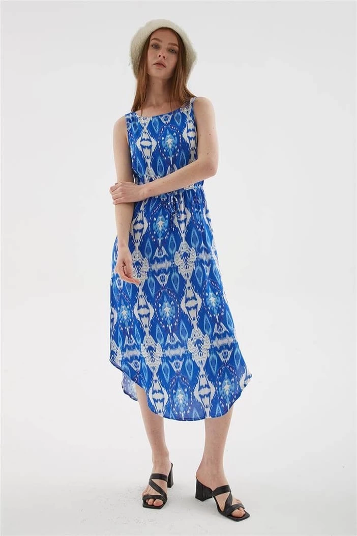 FASHION ELBİSE 154K - SAX