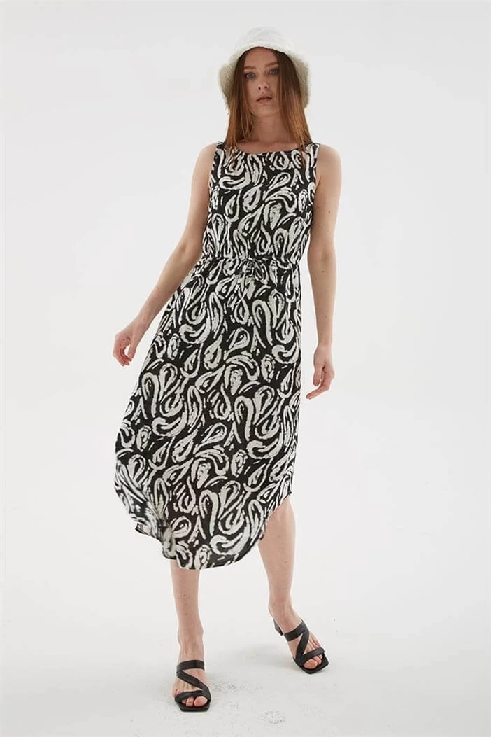 FASHION ELBİSE 154K - SİYAH