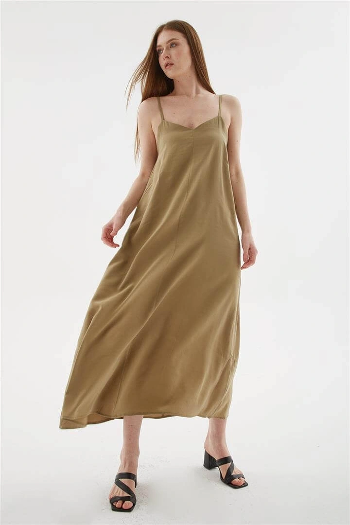 FASHION ELBİSE 501K - HAKİ