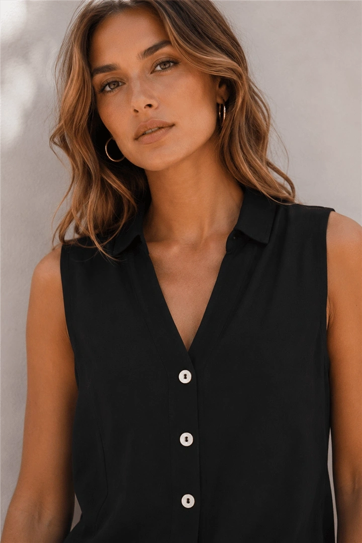 FASHION GÖMLEK 369K - SİYAH