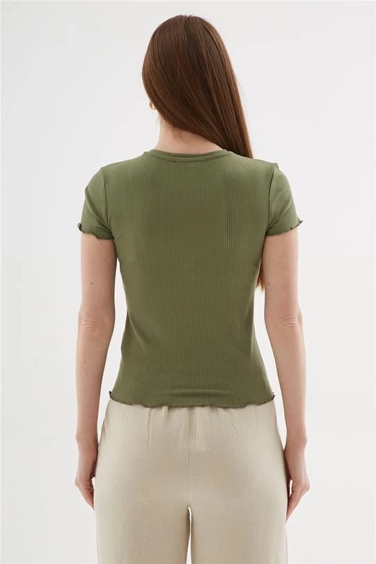 FASHION TSHIRT 444K1 - HAKİ