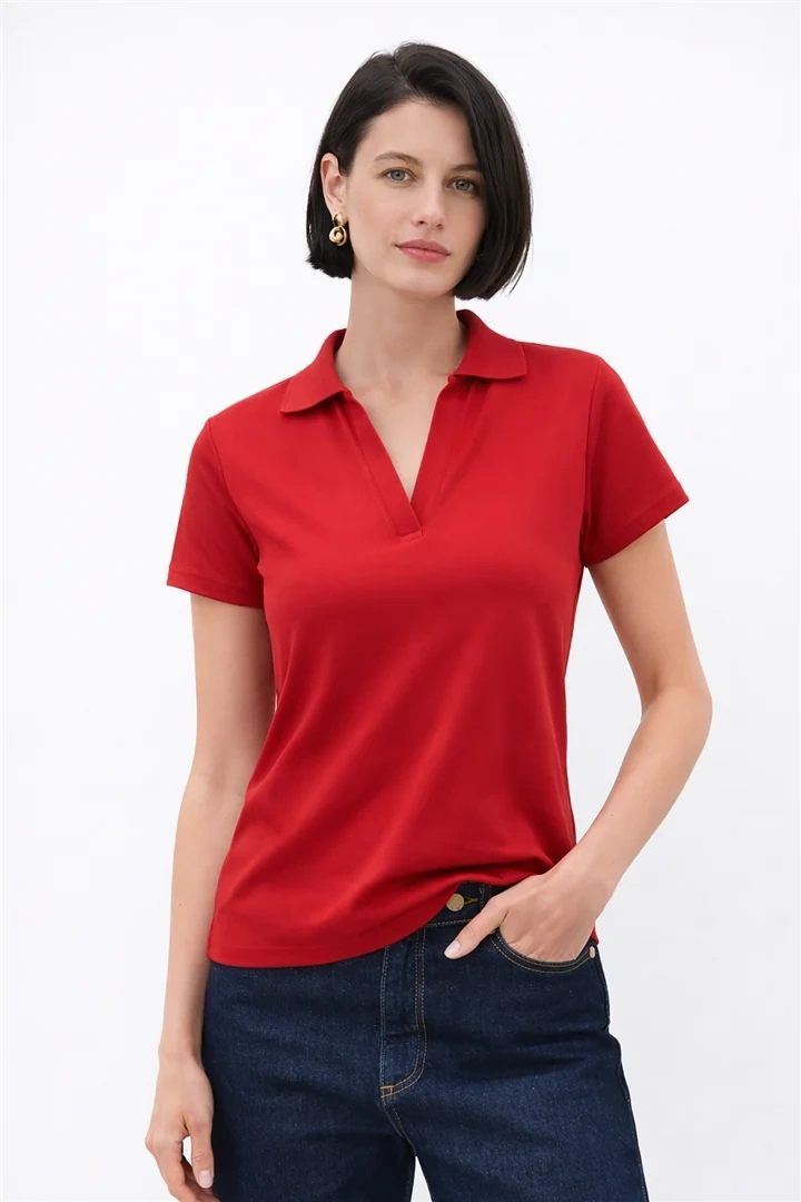 FASHOIN TSHIRT 603K - KIRMIZI