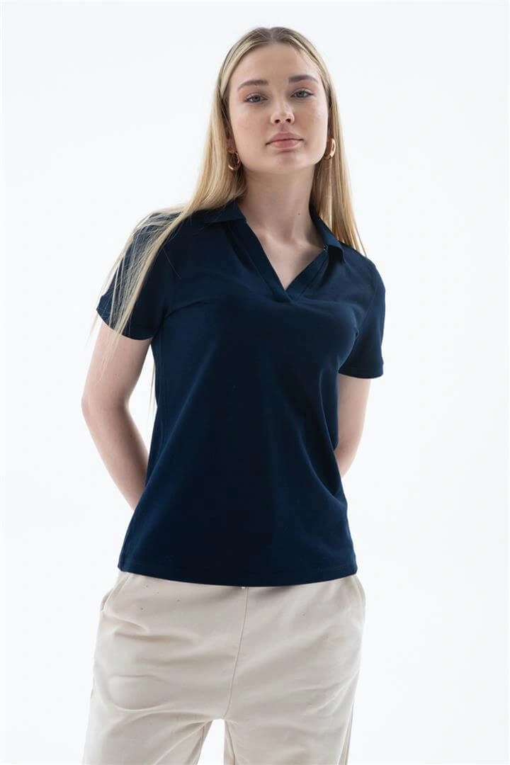 FASHOIN TSHIRT 603K - LACİVERT