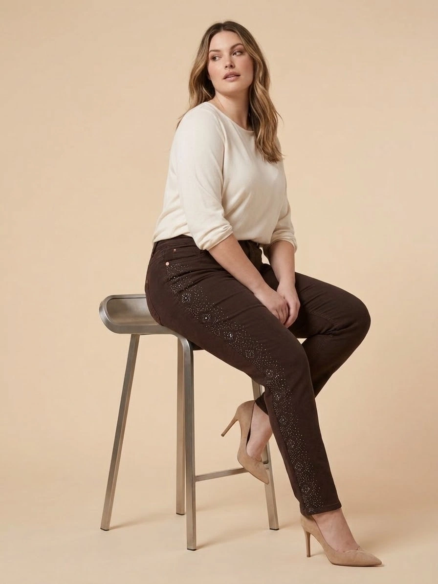 FUATGÜRŞEN PANTOLON 6401 - KAHVE