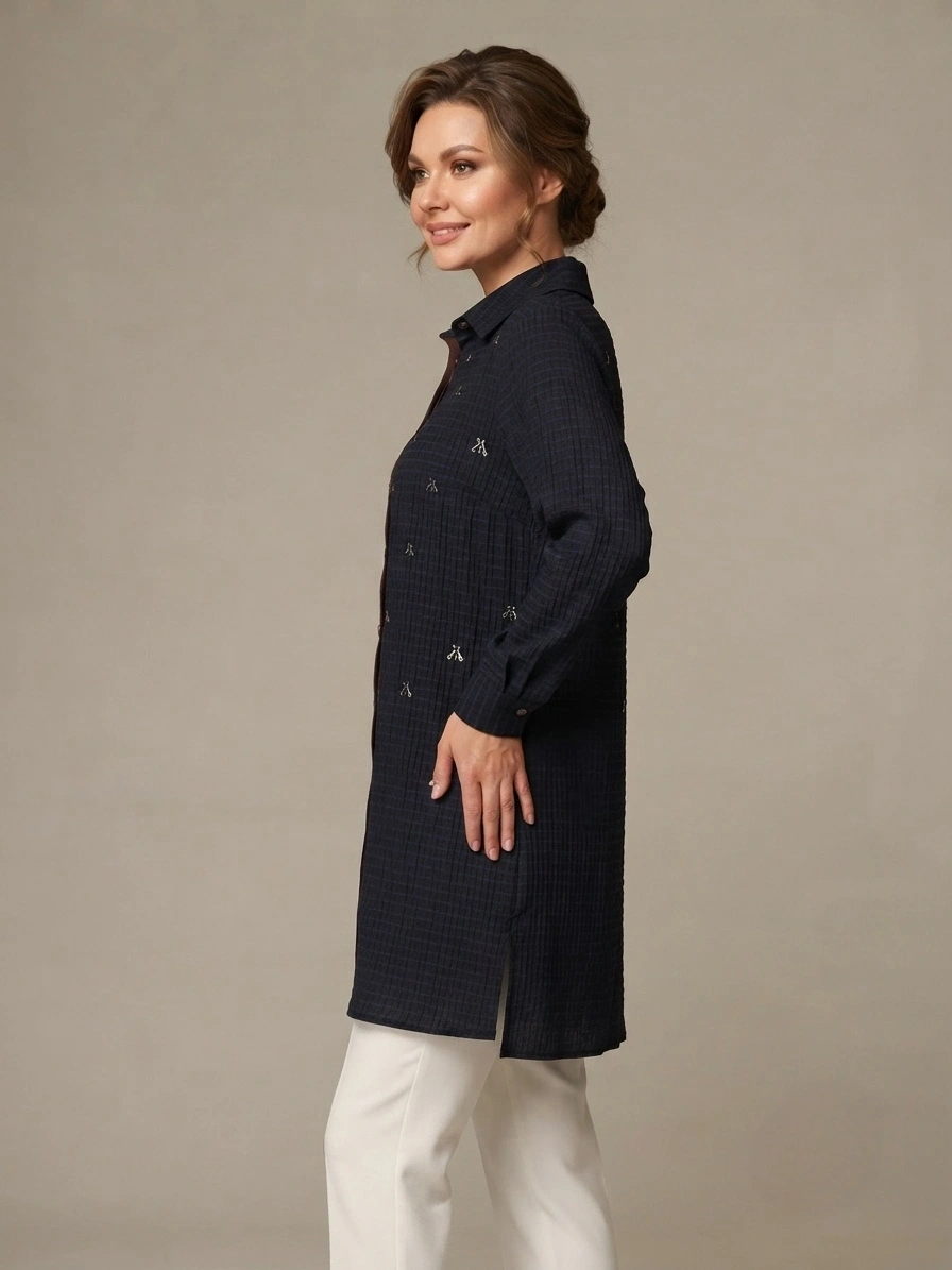 FUATGÜRŞEN TUNİK 6304 - LACİVERT