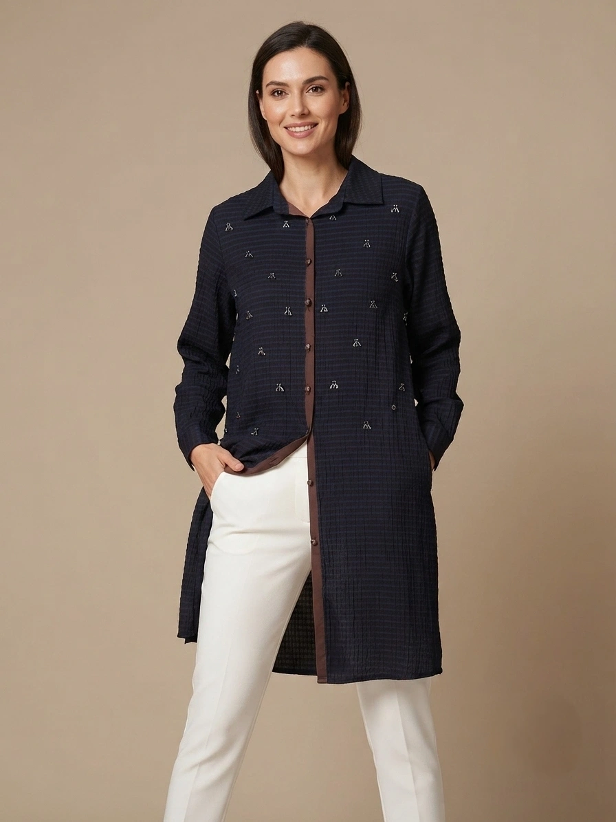 FUATGÜRŞEN TUNİK 6304 - LACİVERT
