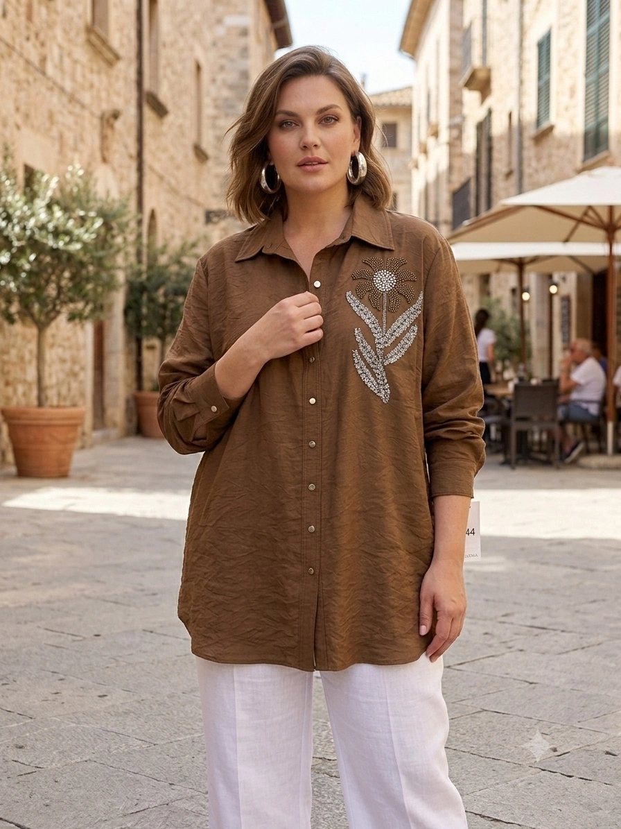 GİLDA TUNİK 40387 - KAHVE