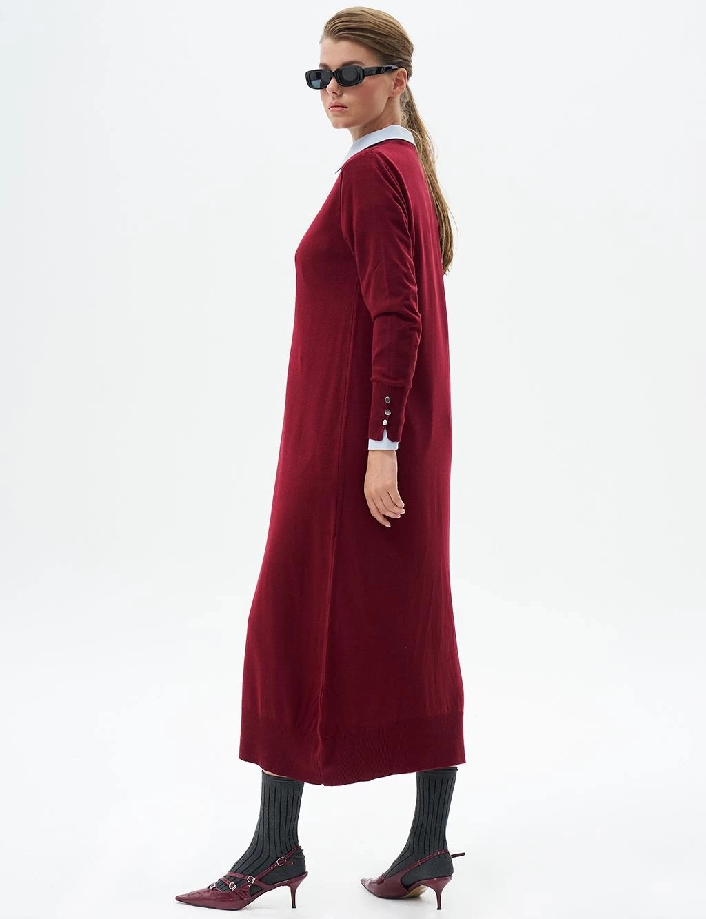 KAYRA ELBİSE TRK04 - BORDO