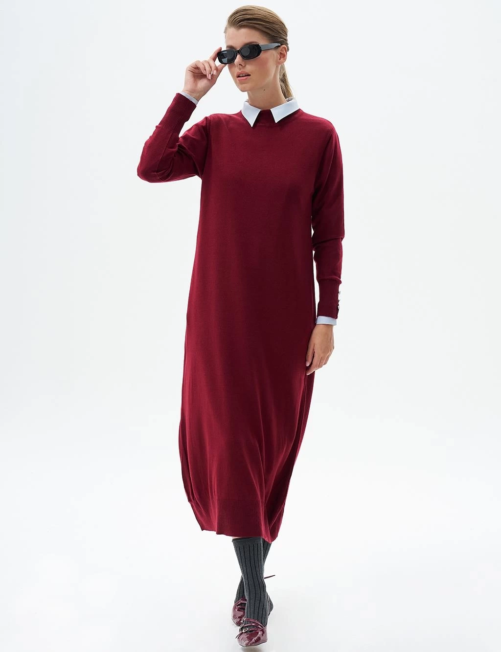 KAYRA ELBİSE TRK04 - BORDO