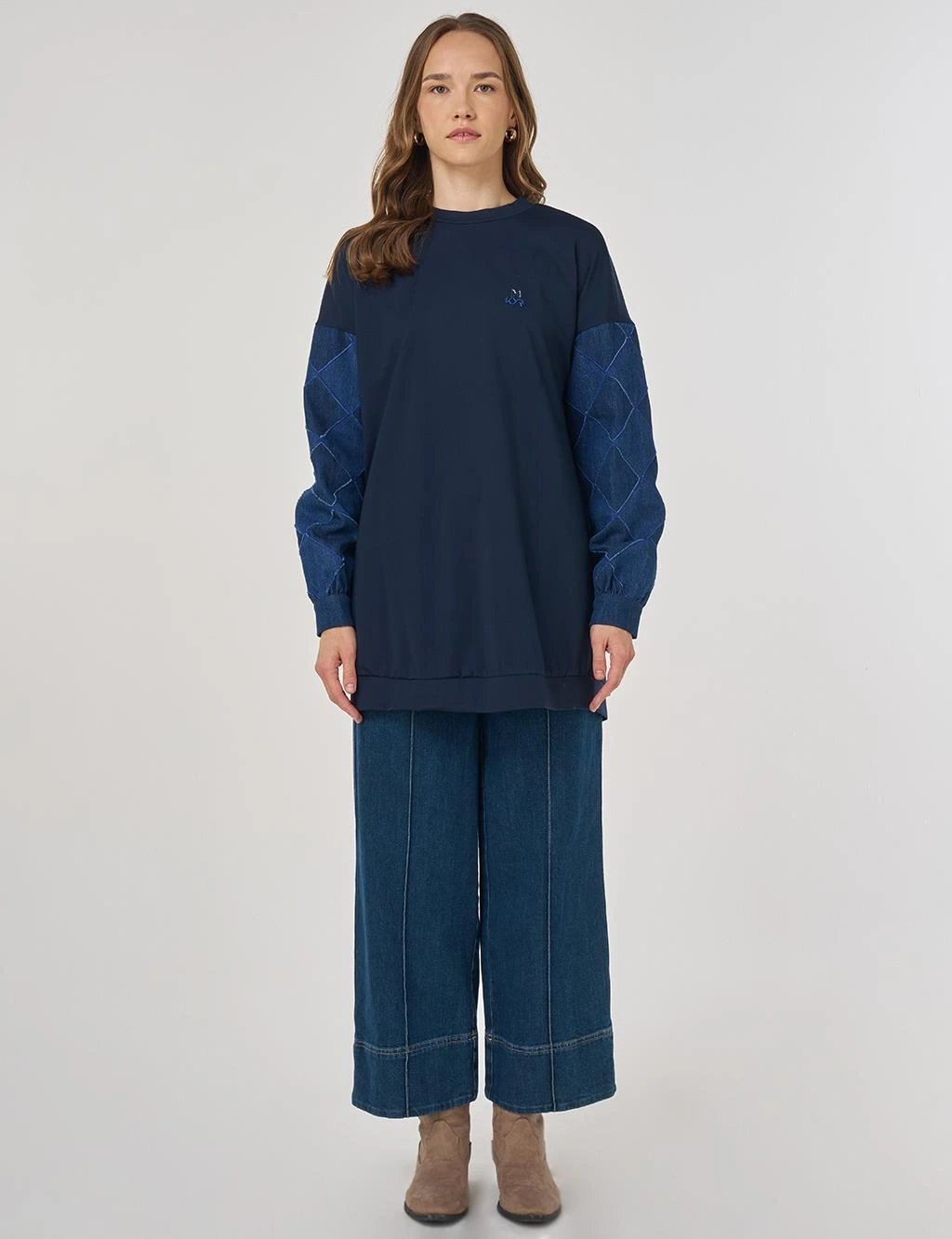 KYR SWEAT 70006 - LACİVERT