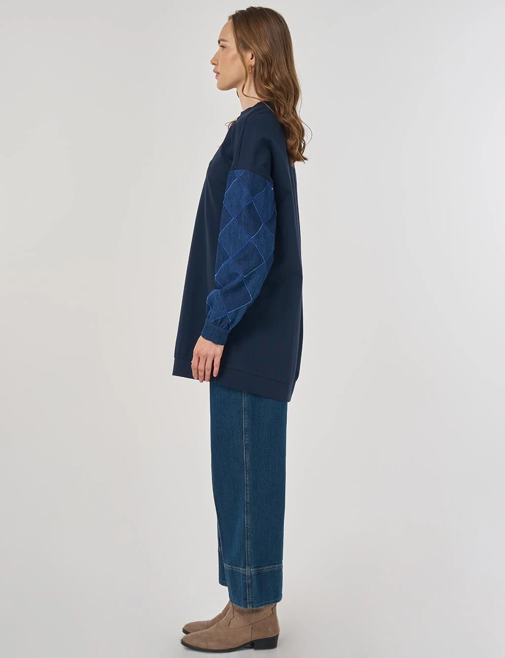 KYR SWEAT 70006 - LACİVERT