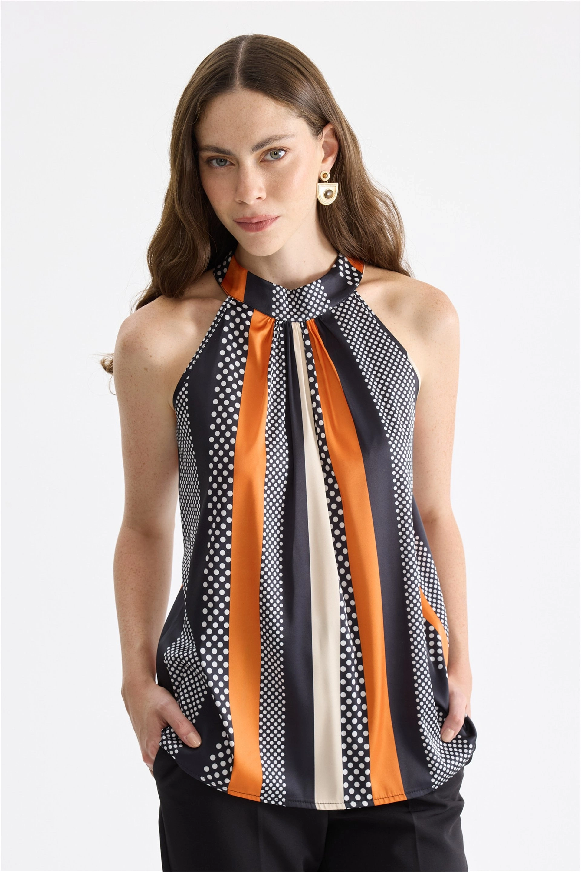 Mİ BLUZ 80497 - ORANGE